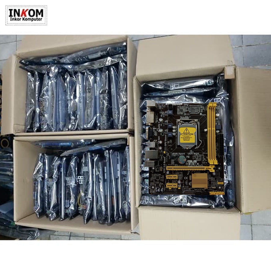 Paketan mobo 1150 H81 Ecs Plus Processor core i5 4590