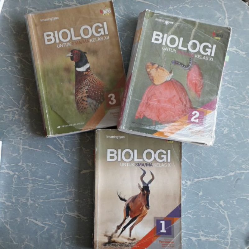 [Preloved] Biologi Irnaningtyas Erlangga Kelas 10, 11, 12