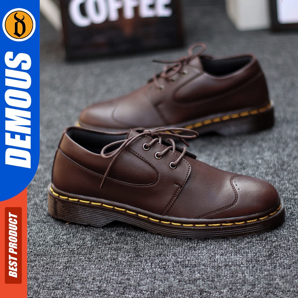 DEMOUS Domart - Sepatu Pantofel Pria Formal Kerja Oxford