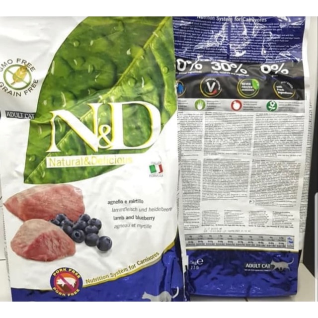 Makanan kucing Cat food N&D farmina 5kg