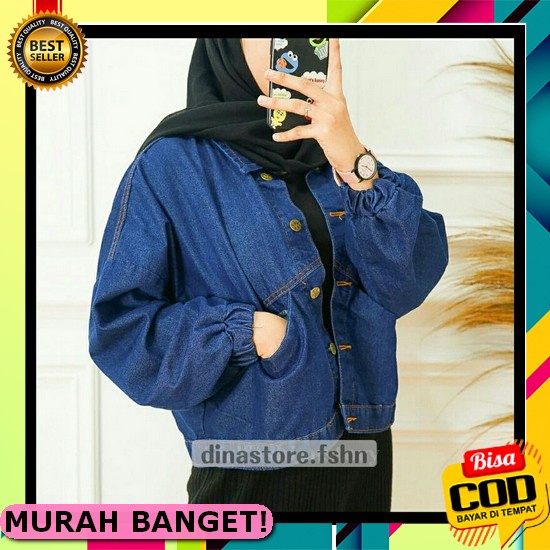 Blomi Style Jaket Jeans Wanita Terbaru Ld 110 Outfit Remaja Kekinian O Jaket Jeans Off White Station
