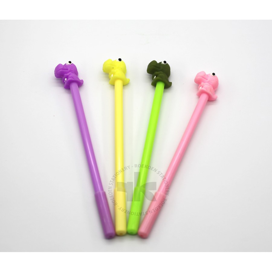

Tanpa Merek Ballpen Gel Fancy 602A Kepala Dino