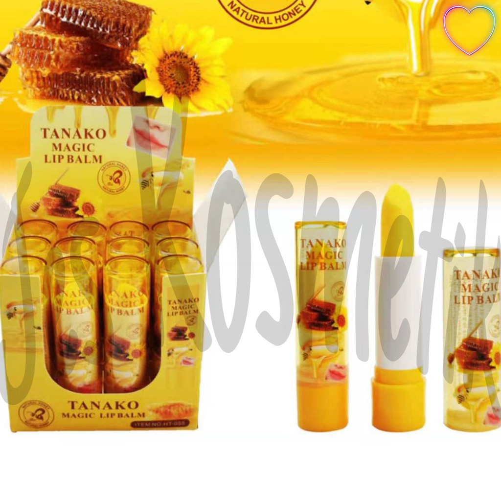 [PER PCS] Tanako Magic Lip Balm Honey Milk / Grapefruit / Fresh Watermelon / Tomato Lip Pink / Grosir Kosmetik