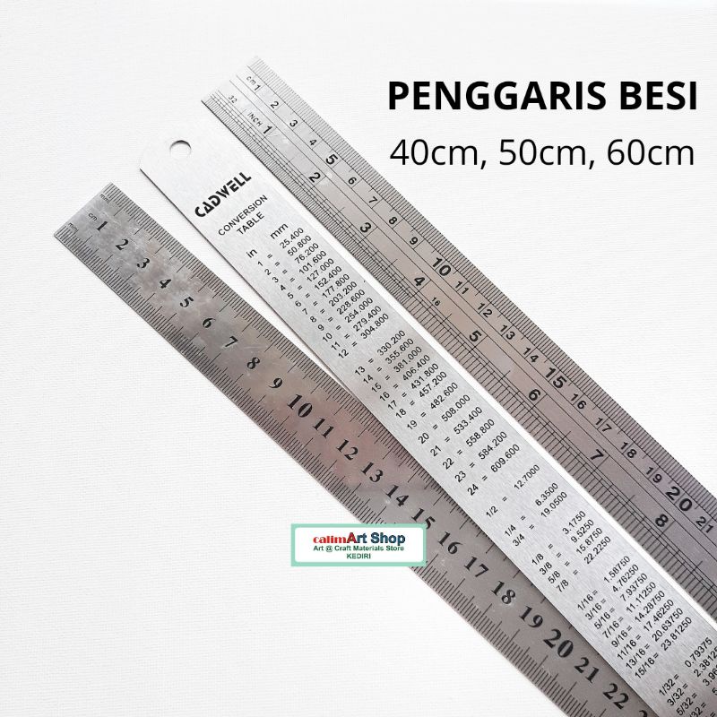 

Penggaris Besi 40cm, 50cm, 60cm