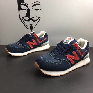 Sepatu Sneakers Desain New Balance 574 nb574 Warna Biru