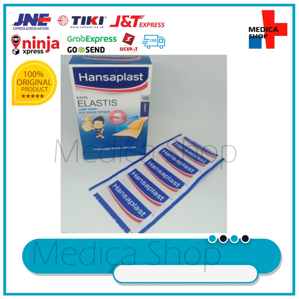 Plester Hansplast Elastis isi 100 pcs