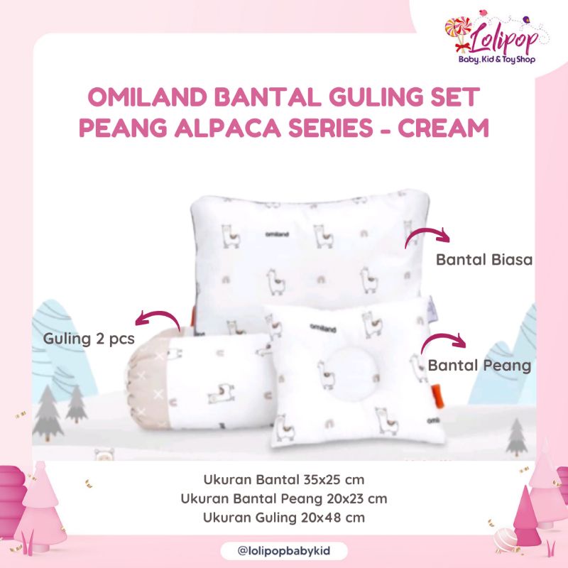 OMILAND BANTAL GULING SET BANTAL PEANG ALPACA SERIES - CREAM