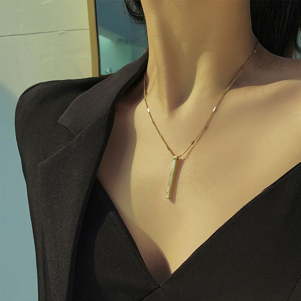 Agustina Kalung Wanita Fashion Shell Indah Choker Sederhana Perhiasan Wanita