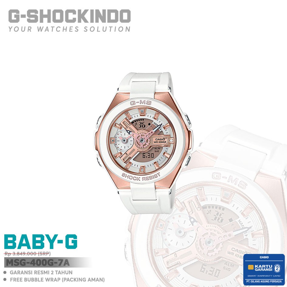 Casio Baby-G MSG-400G-7A / MSG-400G-7ADR Original