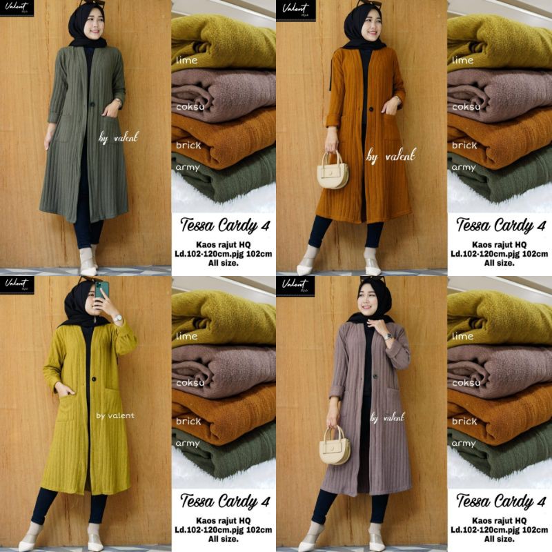 cardigan rajut jumbo