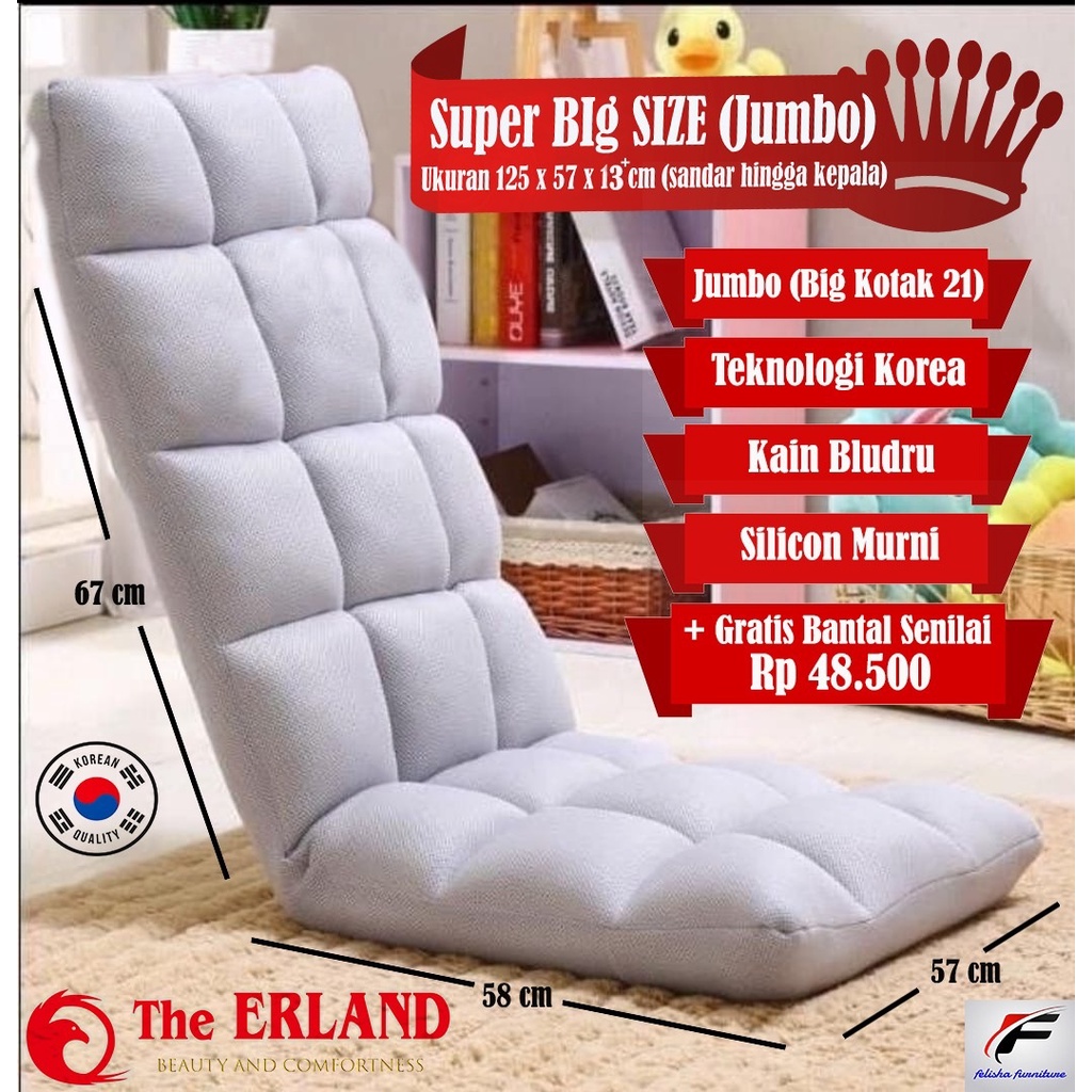 Kursi Lesehan Super Besar / Kursi Tatami Jumbo The ERLAND