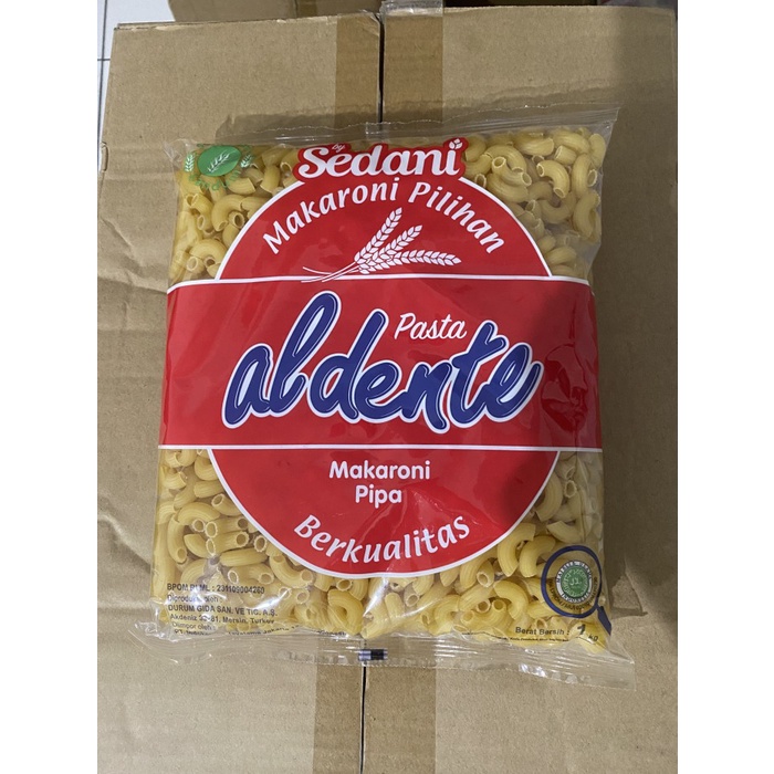 

PASTA-ANEKA- SEDANI MAKARONI SPIRAL/PIPA 1KG -ANEKA-PASTA.