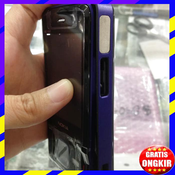 ACC HP CASING CASE NOKIA N81 8GB TULANG WARNA UNGU FULSET ORIGINAL CINA