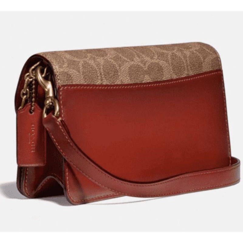 Coach Beat Crossbody Clutch In Signature Canvas Horse And Carriage (C0831)