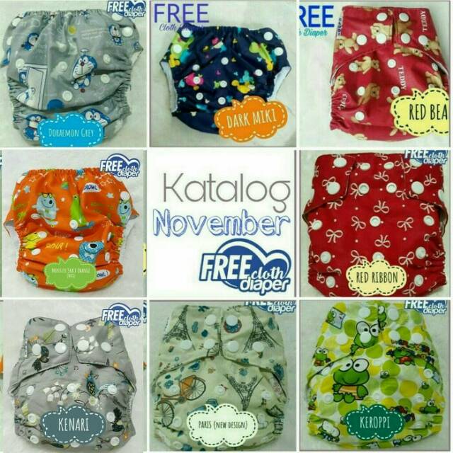 Paket hemat 100 ribu clodi free dan clodi babyland