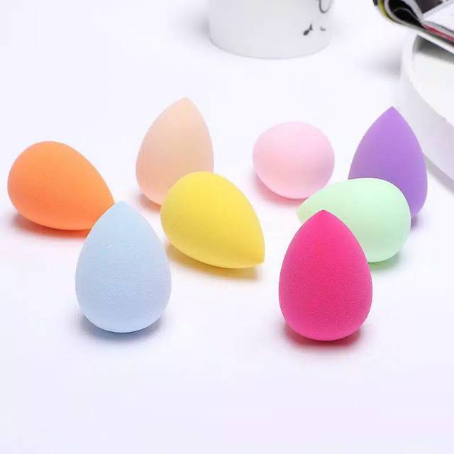 Spons Telur Make Up - Sponge Egg Blending Packing Mika - Spons Blender Telur / Spons MakeUp