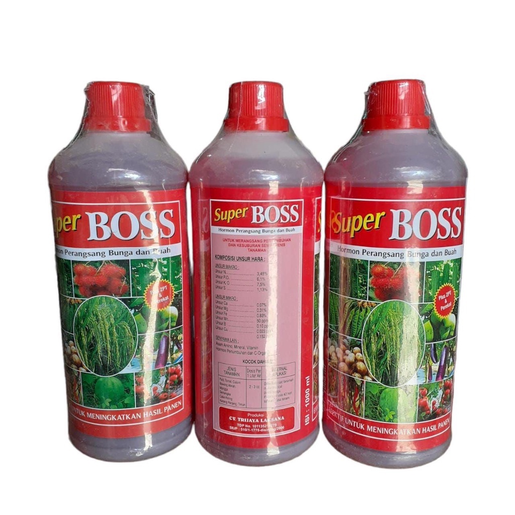 Hormon Perangsang Bunga Dan Buah Super Boss 1L