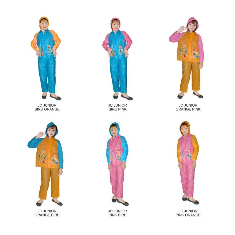 Jas hujan anak TK SD 4-8tahun / jas hujan junior/ mantel anak murah / jas hujan anak kecil perempuan