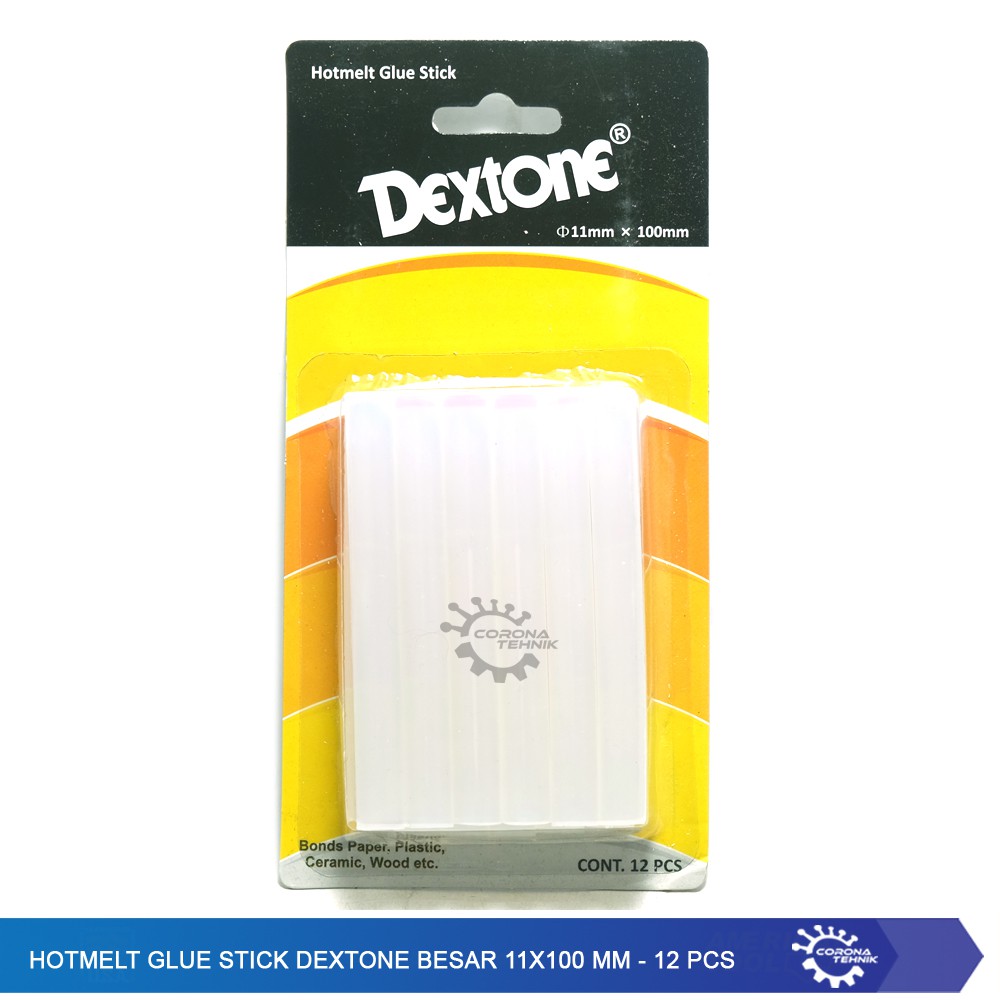 Hotmelt Glue stick Dextone Besar 11x110 mm - 12 Pcs