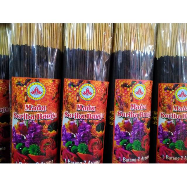 Dupa Harum Istimewa 1 Batang 2 Aroma Madu Dan Seribu Bunga Hio Wangi Aromaterapi Kemasan 1 Kg