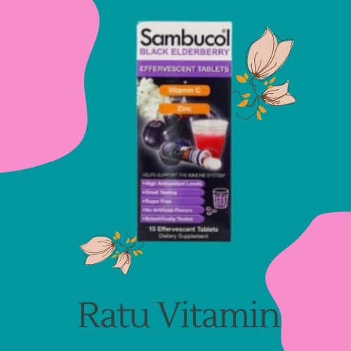 Sambucol Black Elderberry Effervescent 15 Effervescent Tablets
