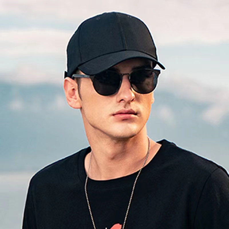 Topi Baseball Hitam Casual Sport Polos Nyaman Digunakan Untuk Pria Dan Wanita Import