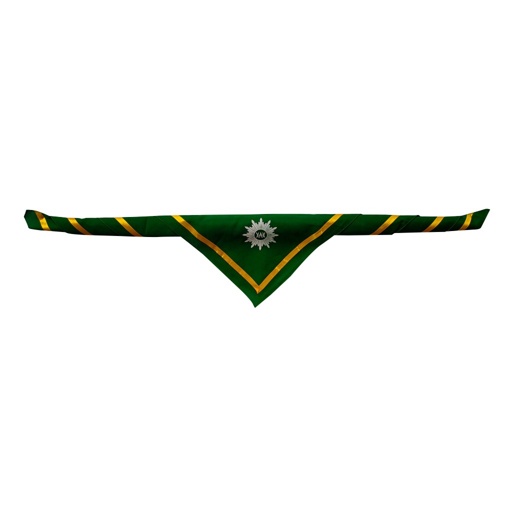 Hasduk | Kacu | Syal HW Hizbul wathan SD | SMP | SMA Panjang 120cm-Pita kuning 120cm