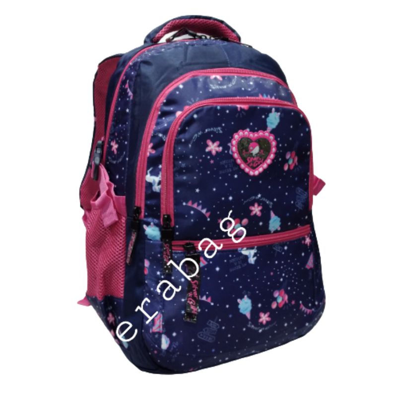 Tas Ransel sekolah wanita Backpack kekinian ALTO Silver Girl by Alto Import Original 76220S1