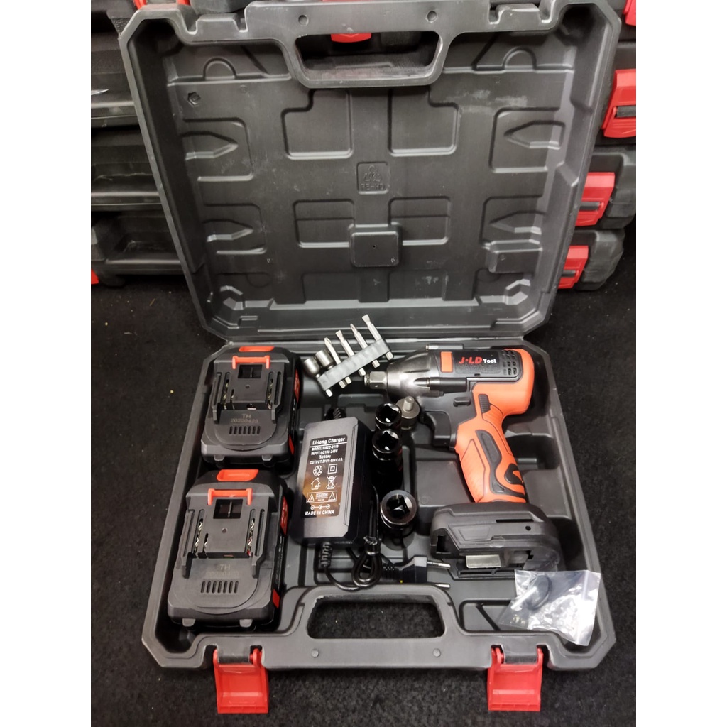 JLD tools Buka Baut Cordless impact wrench Brushless 48V 1&2 Baterai / Impact batre / Impact JLD / I