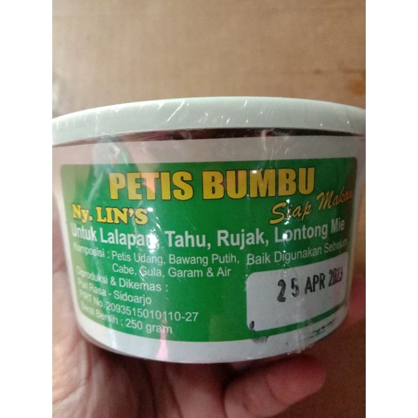 

petis bumbu siap pakai ny lins
