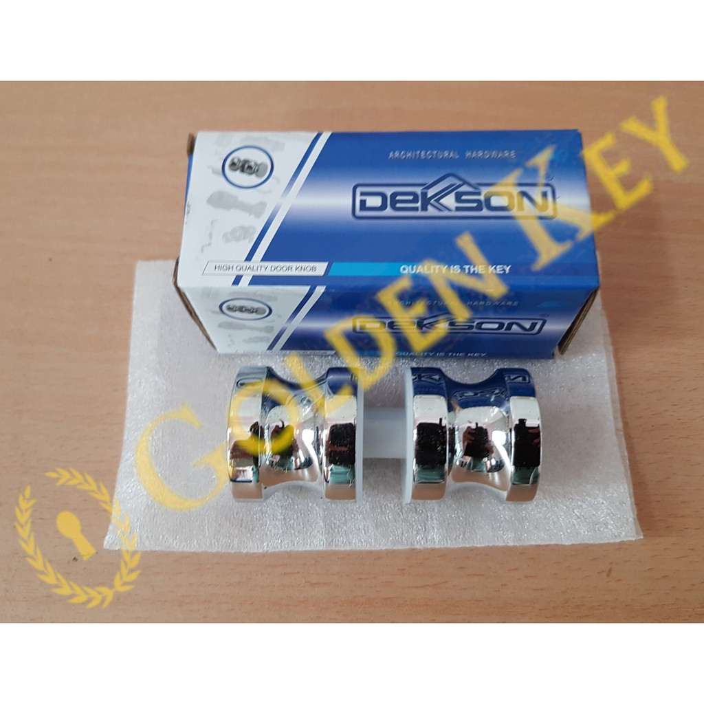 Door Knob Dekkson Dekson DK AL 82801 CP Gagang Handle Pintu Kaca Kamar Mandi WC