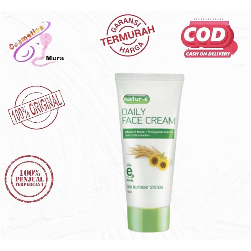 [ cream wajah ] Natur-E Daily Face Cream 50ML - natur e face cream moisturizer 50 ml