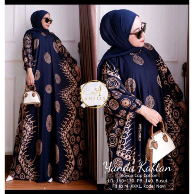 GAMIS KAFTAN JUMBO BUSUI TERBARU BATIK PEKALONGAN BATIK MODERN DASTER CP SETELAN BATIK MURAH KUALITA