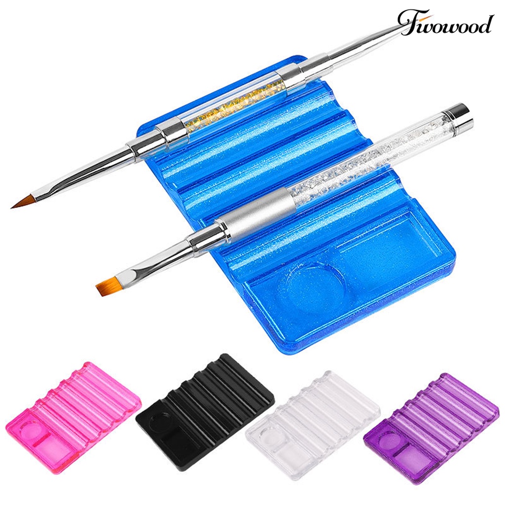 Holder Pen Brush Nail Art Manicure 7 Slot Untuk Wanita