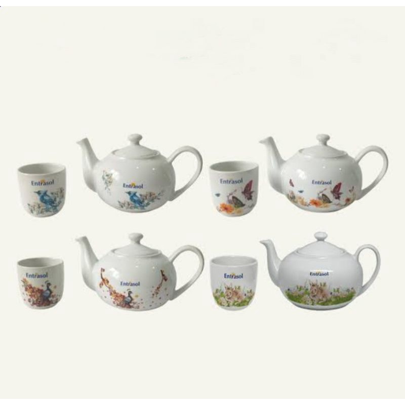 Tea Set Entrasol &quot;termasuk packing bubble&quot;