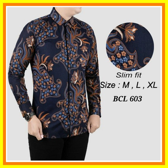 Kemeja Batik Casual Batik Lebaran Import Ramadhan 2022 Atasan Batik Pria Elegan Kemeja Kerja Batik S