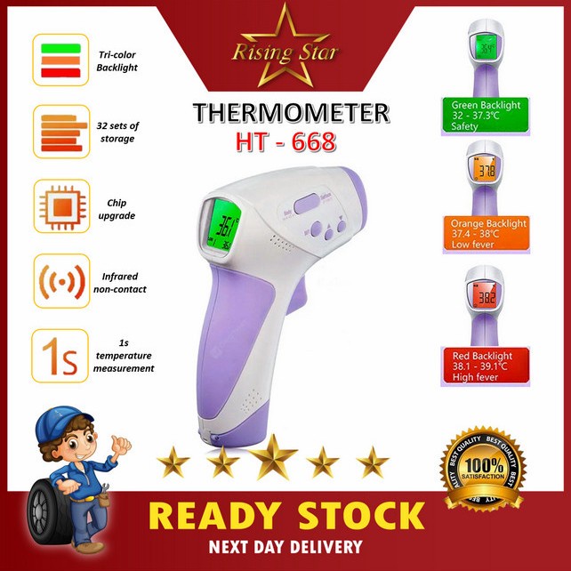 Thermometer tembak Digital infrared Thermogun