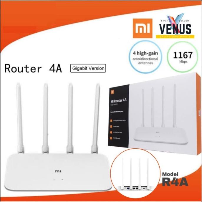 Xiaomi MI Router 4A Wifi Wireless Modem Giga Version With 4 antennas