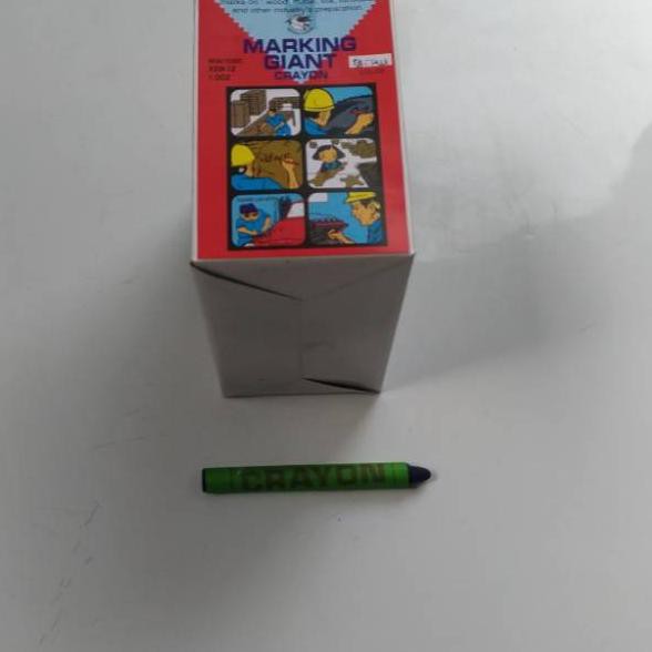 Oke Price.. CRAYON GIANT  MARKING BIRU / HITAM /  MARKING CRAYON / CRAYON  GIANT /  CRAYON  KAYU