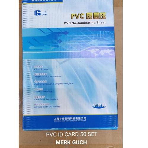 

Terbaru PVC ID CARD / BAHAN ID CARD UK 200mm x 300mm/ 50Sets DYE INK 48