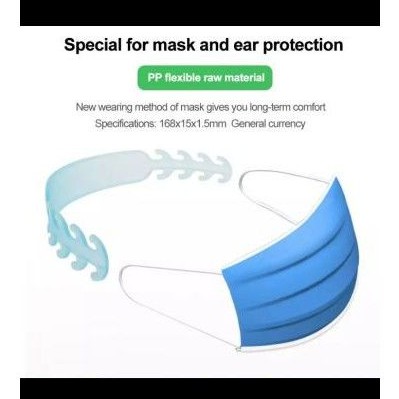 pengait masker bahan silikon / silicone mask hook adjustable