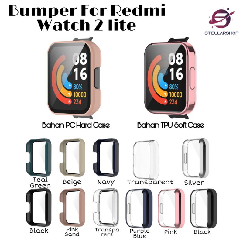 Bumper Case Full Body Protector For Redmi Watch 2 lite Bahan PC dan TPU