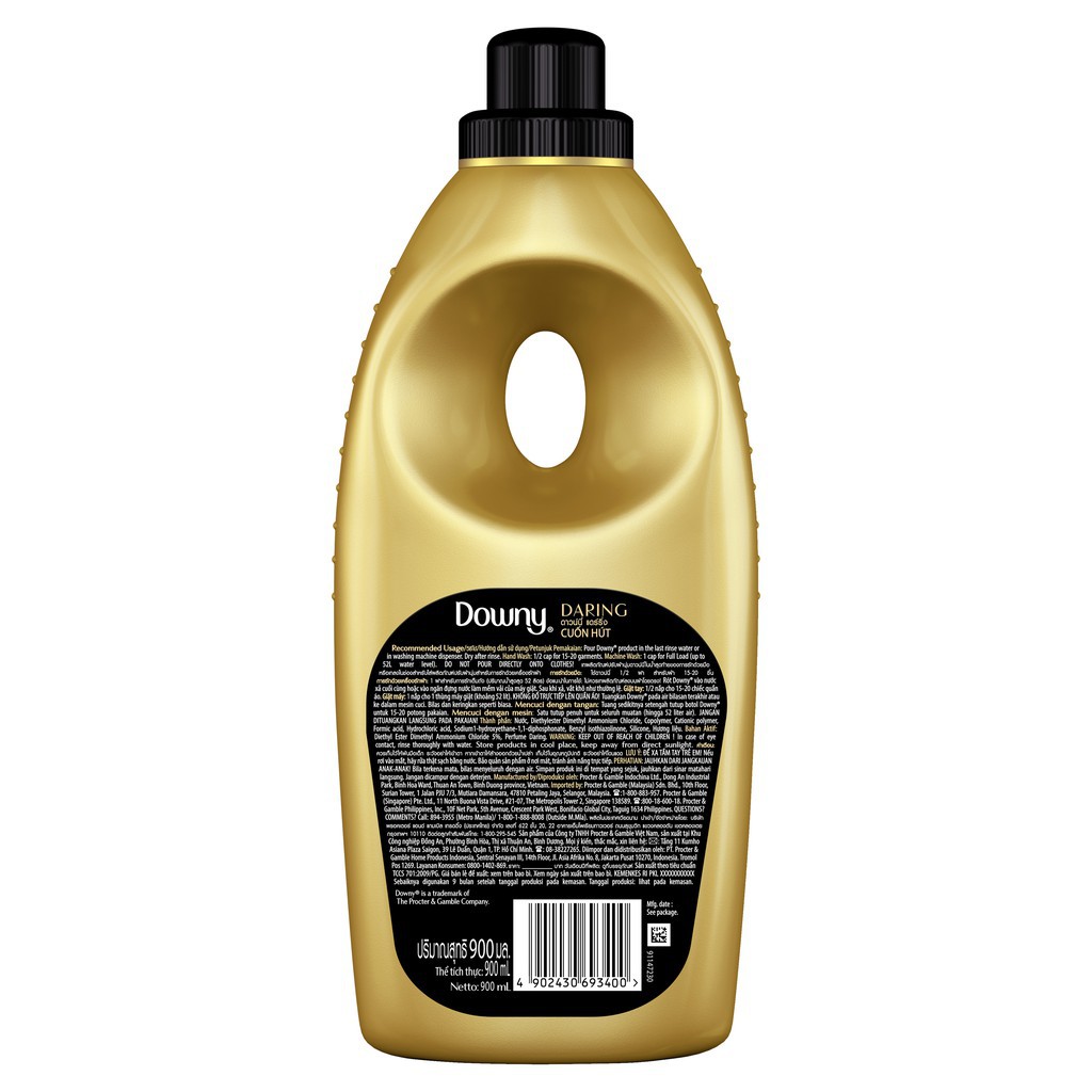 Downy Pelembut Pakaian Daring Botol 900ml Paket Isi 3 P&G