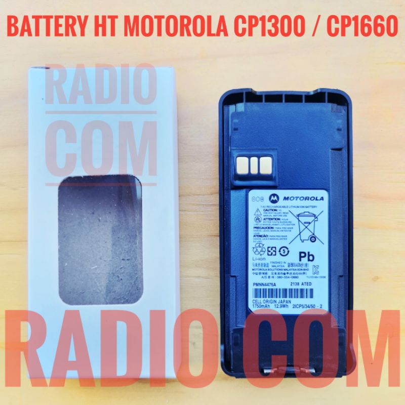 BATRE HT MOTOROLA CP 1300 CP 1660 XIR C2660  / BATRE HT MOTOROLA CP 1660 CP1300 PMNN4476A LITHIUM BATTERY XIR C2660 BATRE HT XIR C2660 MOTOROLA CP1660 LITHIUM MURAH