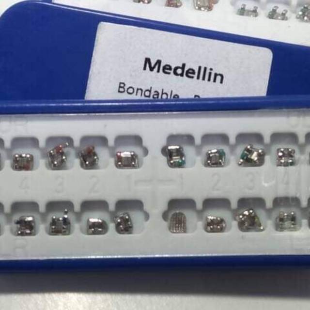 BRACKET BEHEL 345 Hook PERBAIKAN GIGI MADELIN MANDELIN ROTH MIM METAL - Madellin Dental Ortho Metalic Untuk Perbaikan / Perawatan Gigi WITH 0.22 - High Quality - Orthodontic Kawat Braces Behelldenta