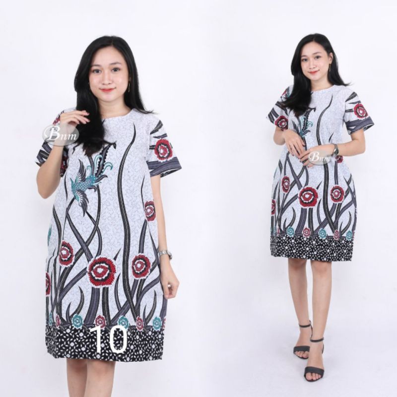 Maura Chouple Batik Seragam Batik Chouple Atasan Batik Wanita Seragam Kantor-E10