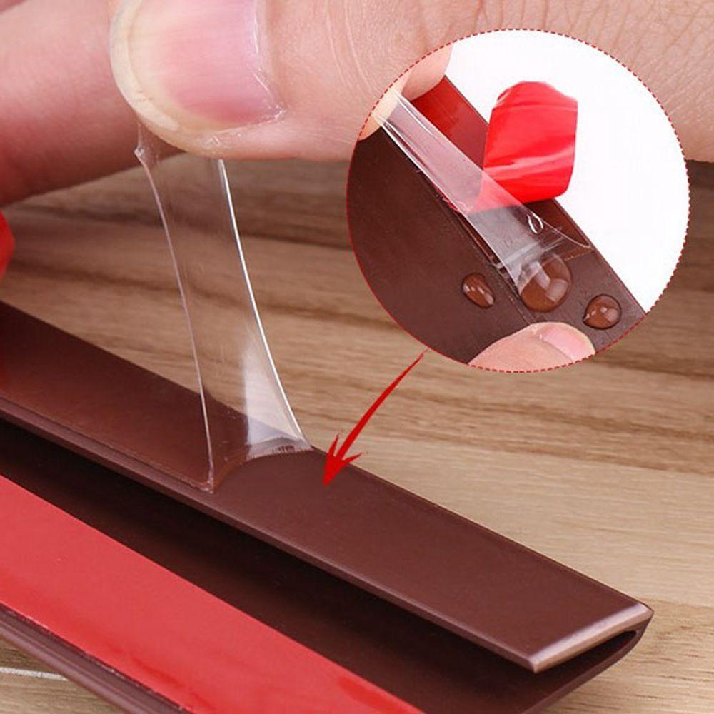 Lanfy Stopper Serut Bawah Pintu Arched Blocker Insulator Fleksibel Tahan Debu Mencegah Colokan Tahan Angin