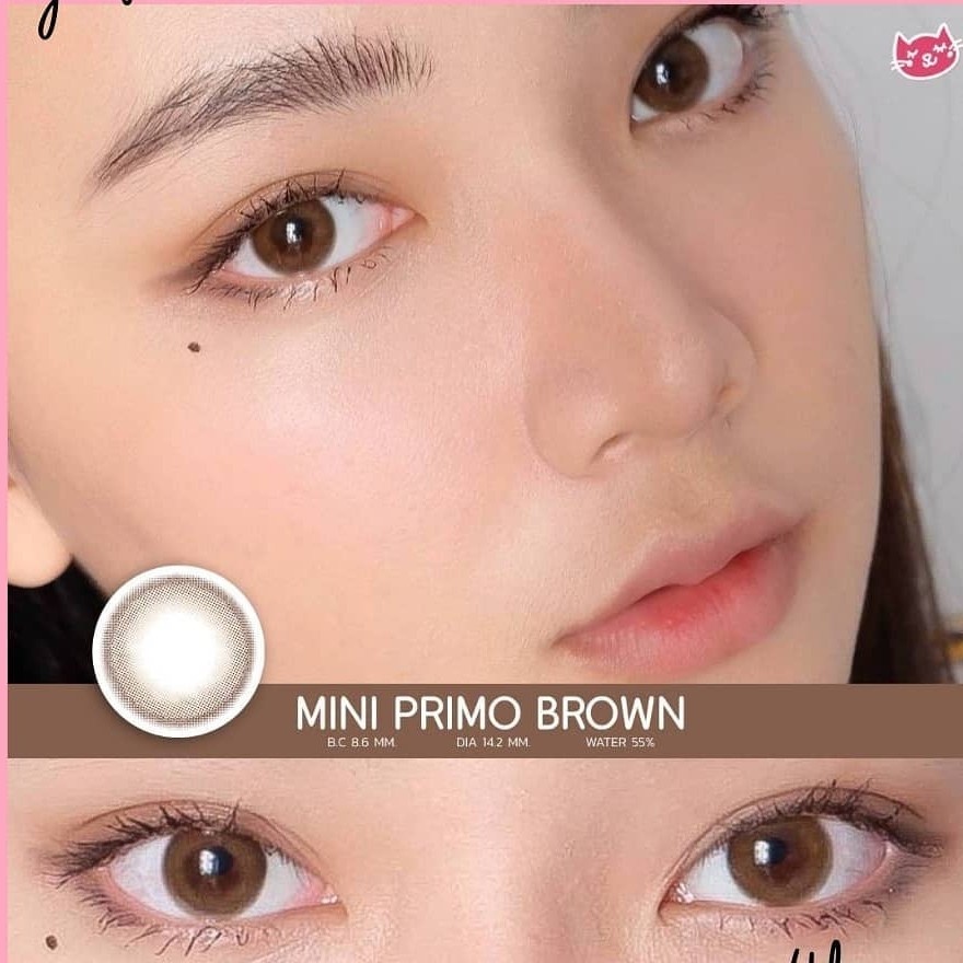 softlens MINI PRIMO by KITTY KAWAII gray brown normal minus