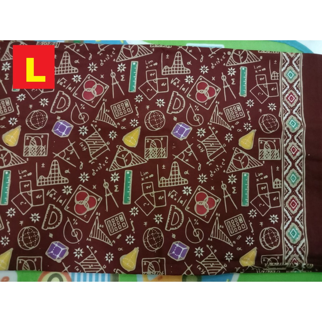 KAIN BATIK MATEMATIKA HARGA MURAH - L