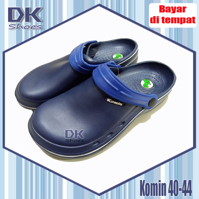 Komin Sandal Selop Bakpao Putih 40-44 Laki / Sandal Selop Karet Waterproof Murah / Sandal Baim Ringan